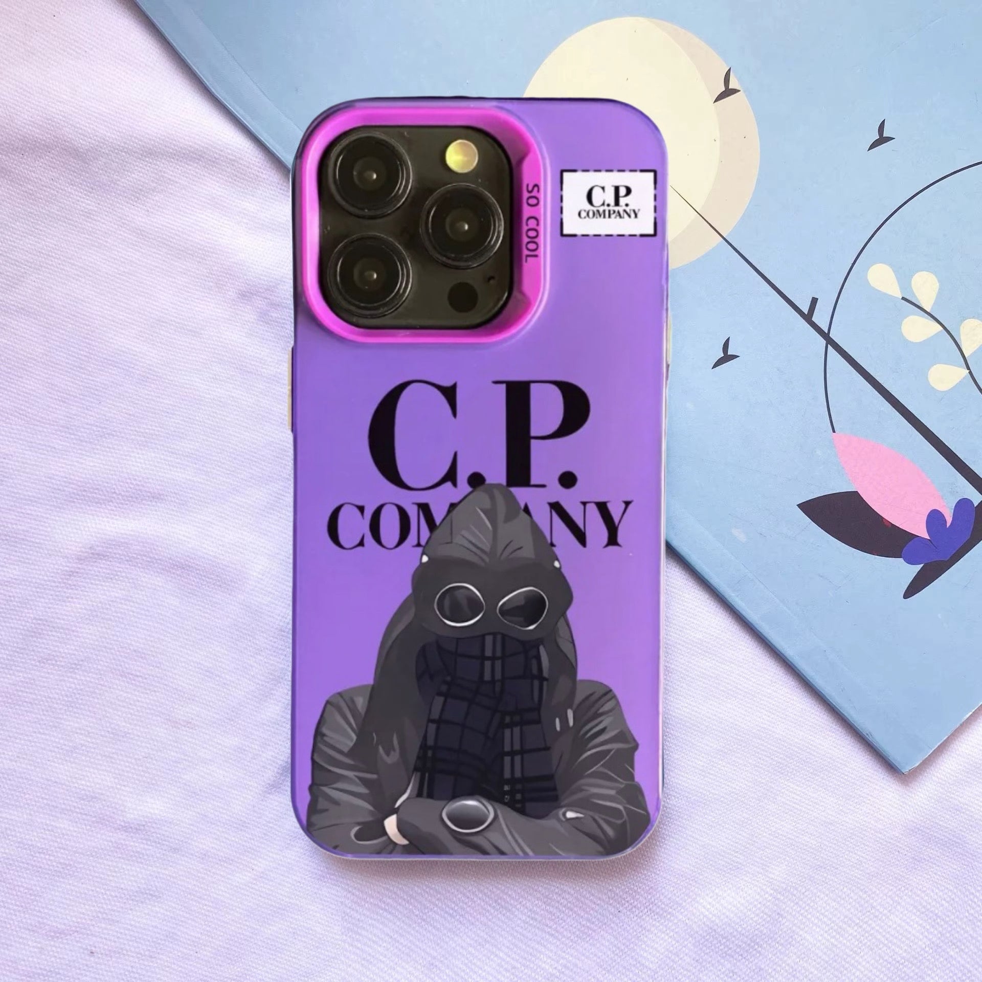 Coque stylée violette CP Company pour iPhone